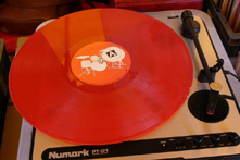 Red Vinyl Record